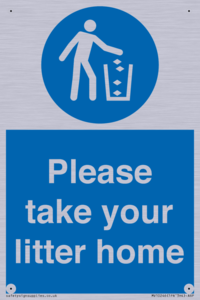 Please take your litter home